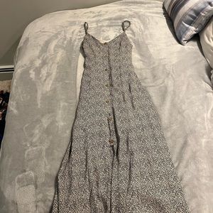 Patterned Midi Dress